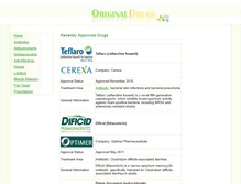 Tablet Screenshot of originaldrugs.net